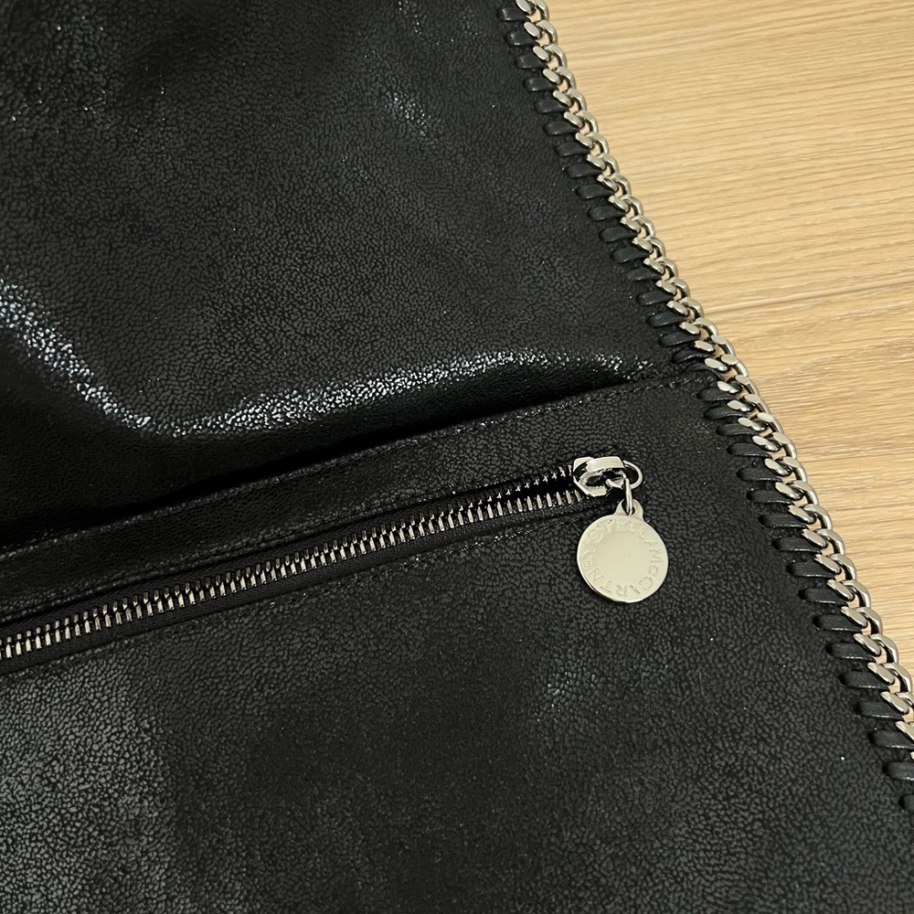 Stella McCartney Crystal-Embellished Falabella Pochette Clutch - Picture 2 of 5